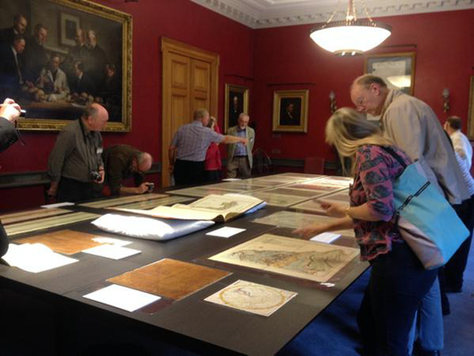 A display of William Smith material from our archives during the William Smith Meeting, 23 April 2015